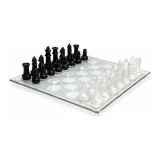 Cam Satranç Oyun Seti Alk5354