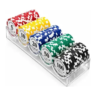 Profesyonel Poker Fişi Seti 100 Adet Casino Chip Alk5368