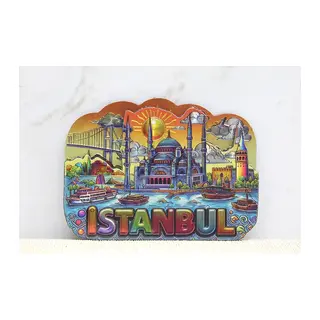 İstanbul Temalı Silikon Buzdolapı Süsü Magnet Alk5376