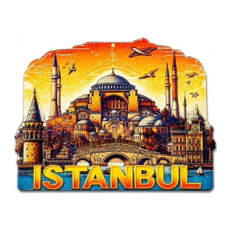 İstanbul Temalı Silikon Buzdolapı Süsü Magnet Alk5378