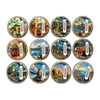 İstanbul Temalı Buzdolapı Süsü Magnet Alk5405