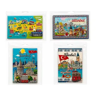 İstanbul Temalı Silikon Buzdolapı Süsü Magnet Alk5815