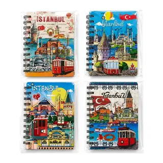 İstanbul Temalı Kabartmalı Defter Alk5823