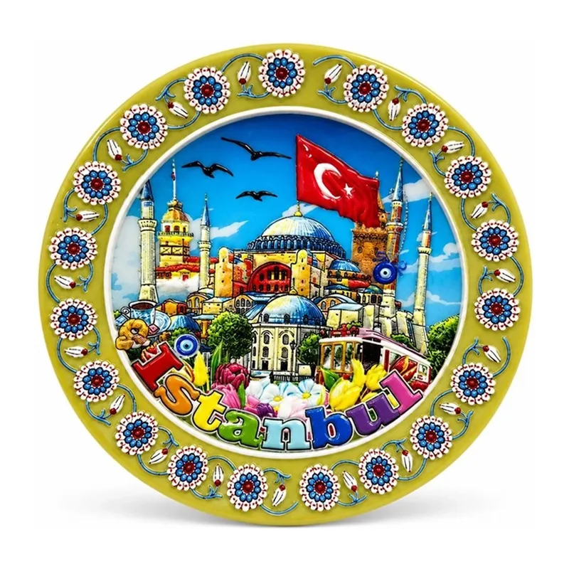 İstanbul Temalı Seramik Magnet Alk5852