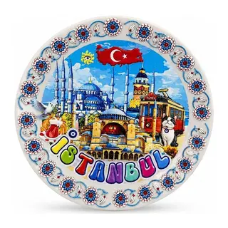 İstanbul Temalı Seramik Magnet Alk5853