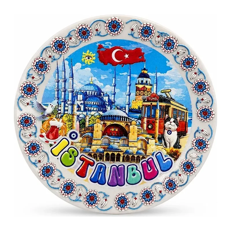 İstanbul Temalı Seramik Magnet Alk5853