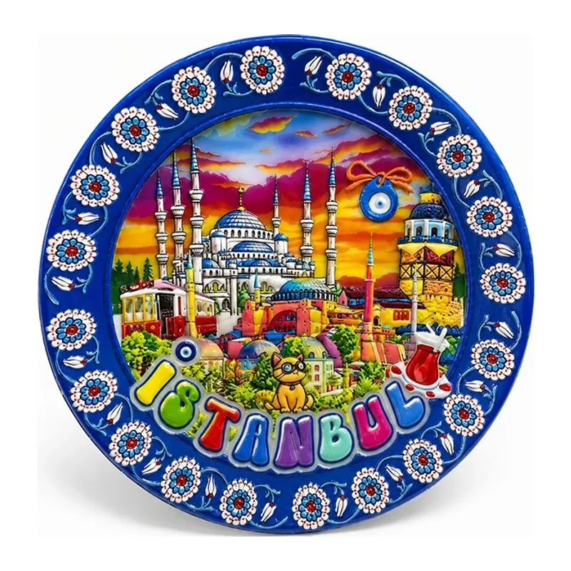 İstanbul Temalı Seramik Magnet Alk5854