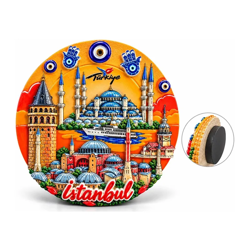 İstanbul Temalı Polyester Magnet Alk5861
