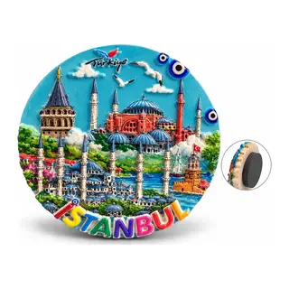 İstanbul Temalı Polyester Magnet Alk5863