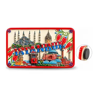 İstanbul Temalı Polyester Magnet Alk5865
