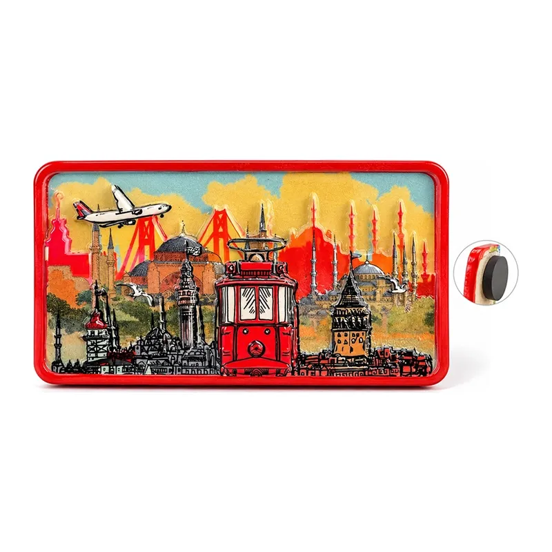 İstanbul Temalı Polyester Magnet Alk5866