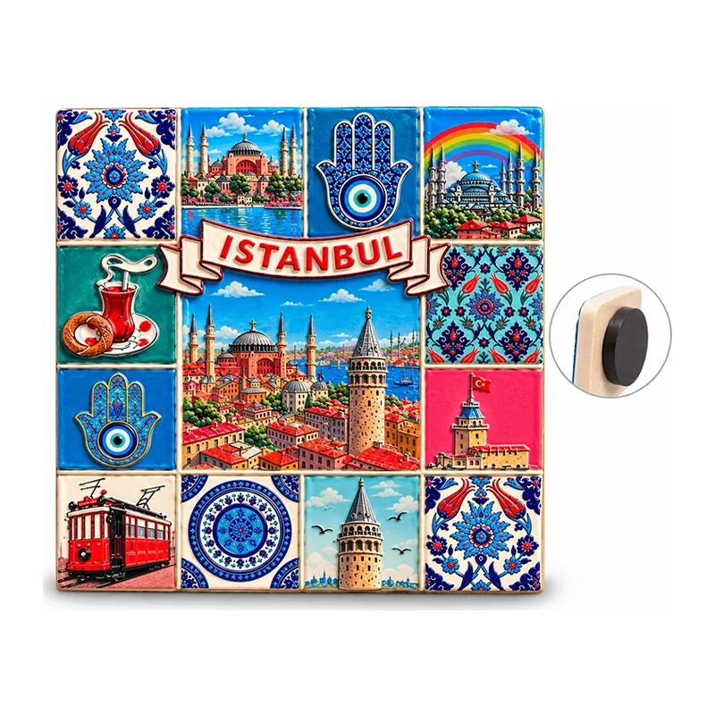 İstanbul Temalı Polyester Magnet Alk5868