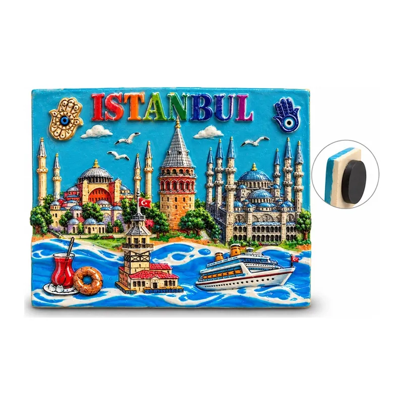 İstanbul Temalı Polyester Magnet Alk5874