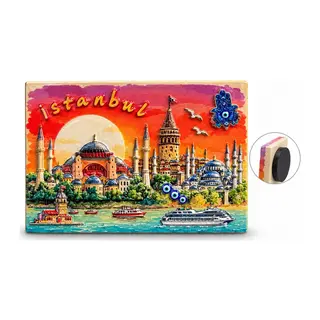 İstanbul Temalı Polyester Magnet Alk5875