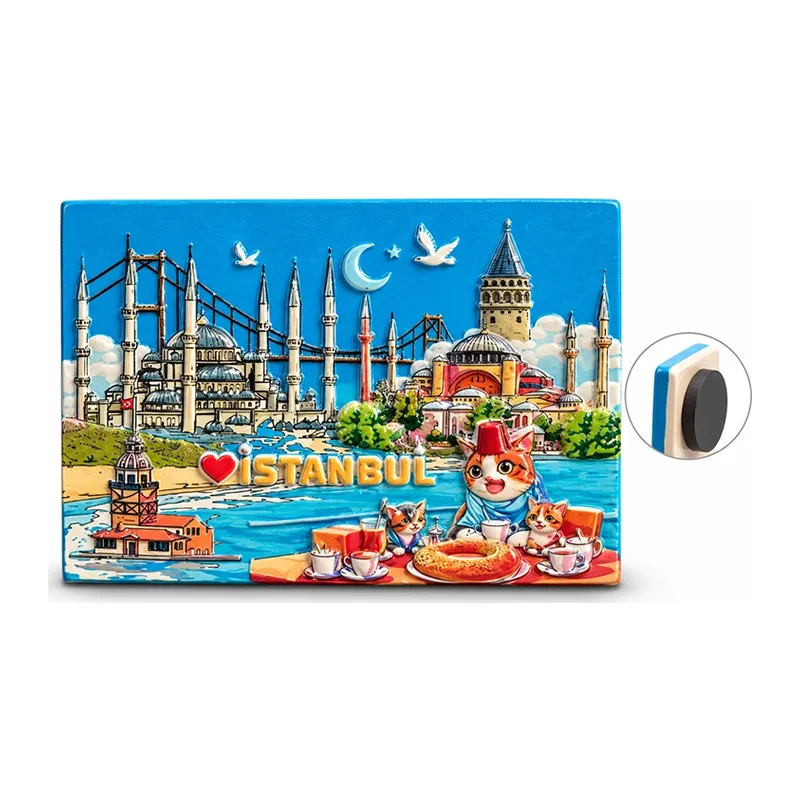 İstanbul Temalı Polyester Magnet Alk5876