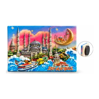 İstanbul Temalı Polyester Magnet Alk5877