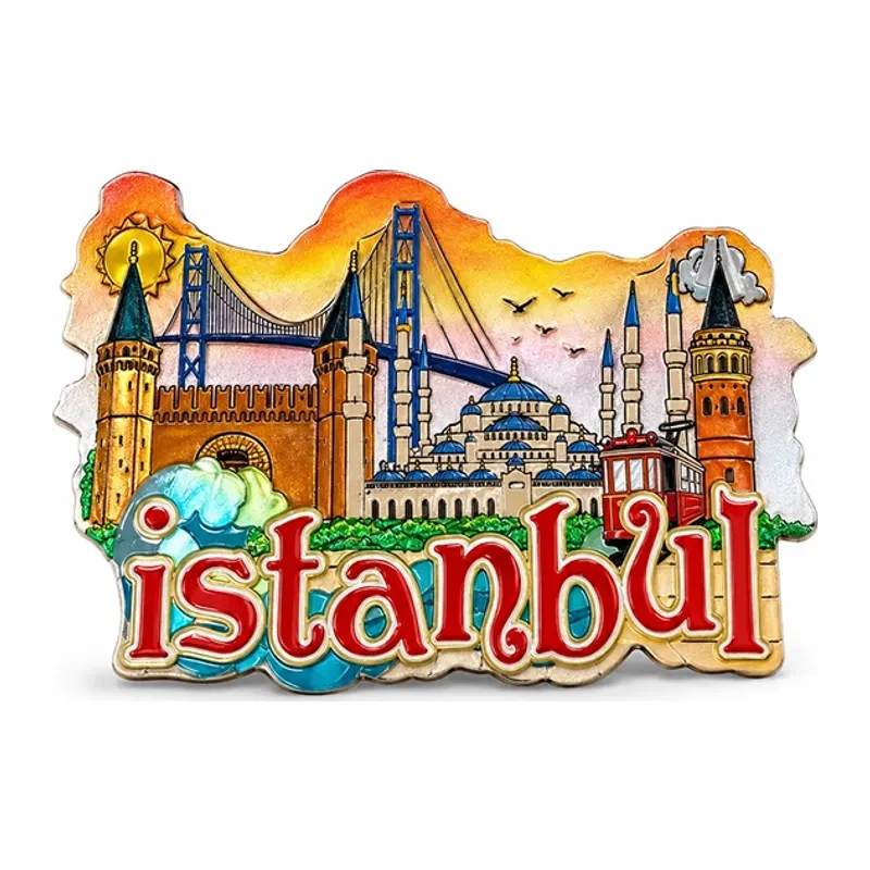 İstanbul Temalı Silikon Buzdolapı Süsü Magnet Alk5941