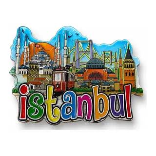 İstanbul Temalı Silikon Buzdolapı Süsü Magnet Alk5944