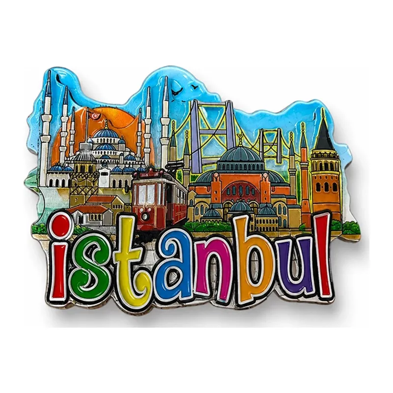İstanbul Temalı Silikon Buzdolapı Süsü Magnet Alk5944