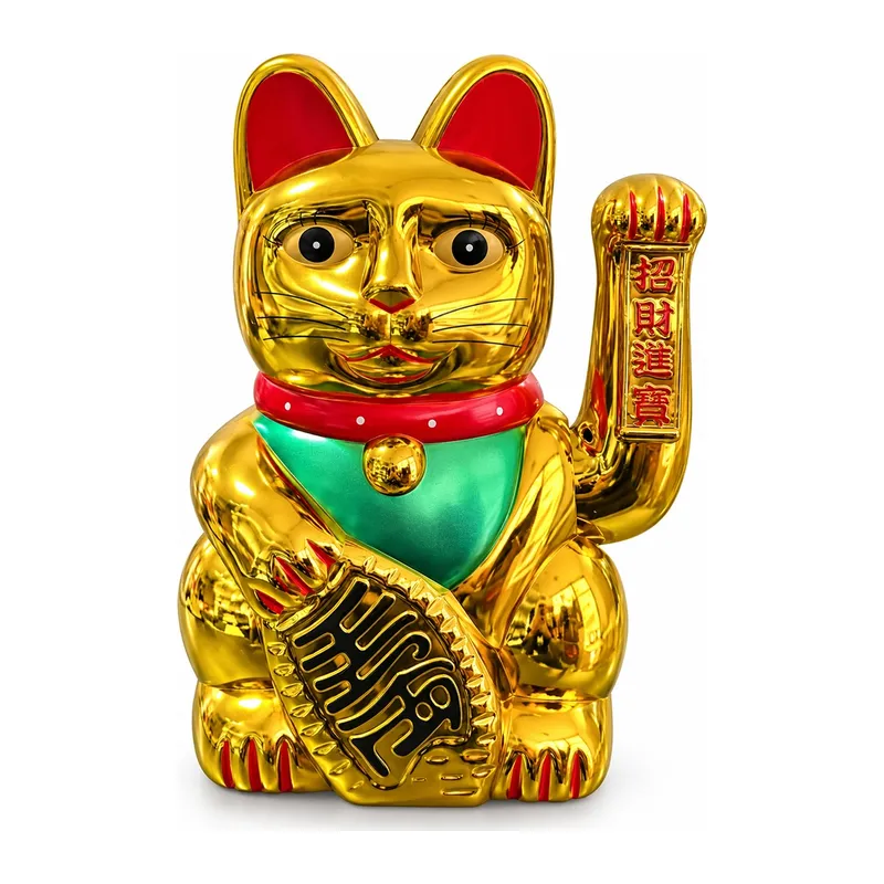 Güneş Enerjili Sallanan Şans Kedisi - Maneki Neko Alk6163