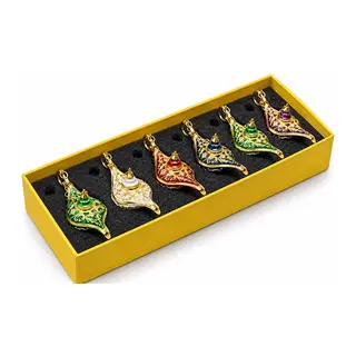 Dekoratif Swarovski Taşlı Alaaddin Sihirli Lambası 6’lı Set. Alk6186