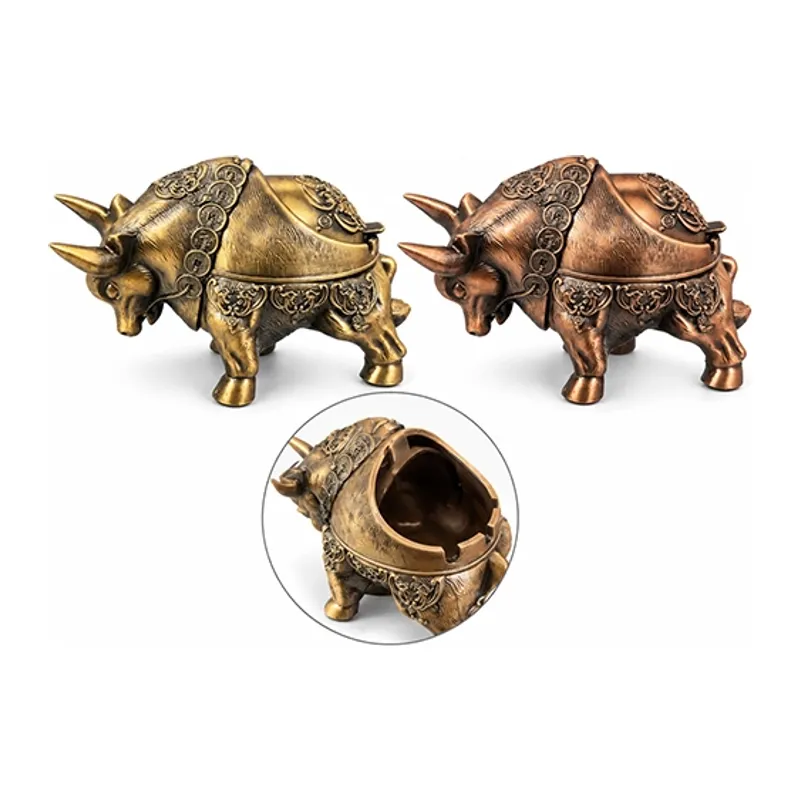 Metal Boğa Tasarımı Küllük Alk6400