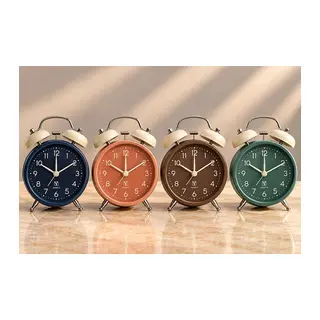 Metal Çift Zilli Çalar Saat Alk6459