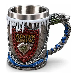 Game Of Thrones Tasarımlı 3d Paslanmaz Çelik Kupa Bardak Alk6507