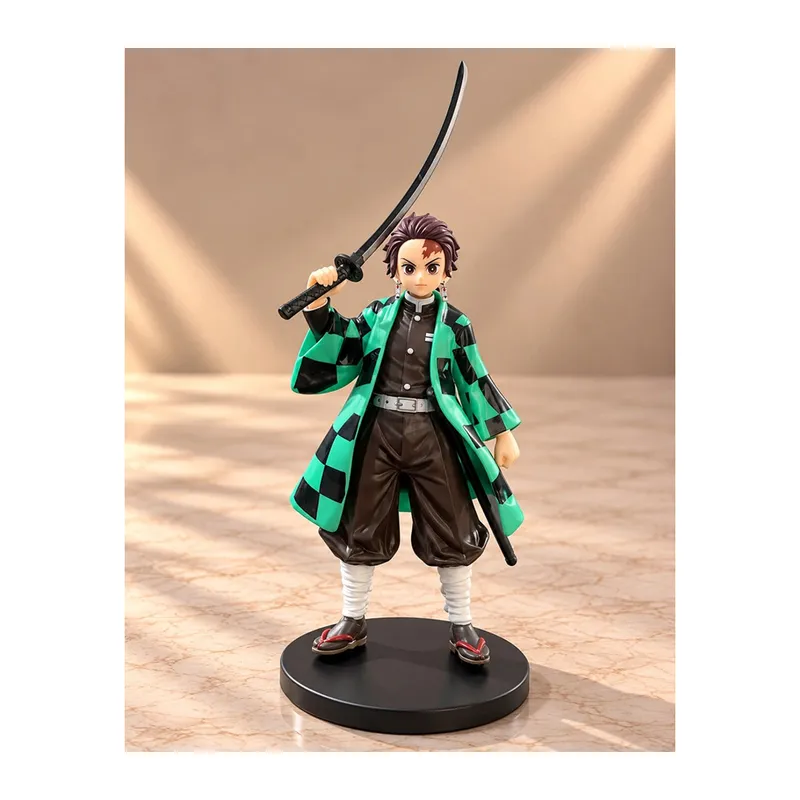 Demon Slayer Tanjiro Kamado Katana Kılıçlı Anime Figürü 13 Cm Alk6596