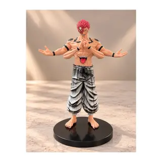 Jujutsu Kaisen Ryomen Sukuna Dört Kollu Anime Figürü 20 Cm Alk6622