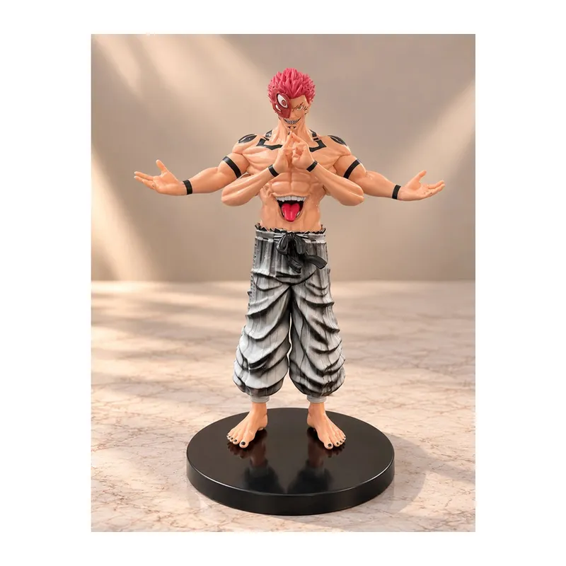 Jujutsu Kaisen Ryomen Sukuna Dört Kollu Anime Figürü 20 Cm Alk6622