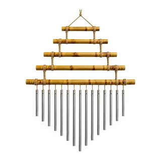 Bambu Metal Çubuklu Rüzgar Çanı No:1022