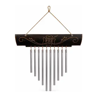 Bambu Metal Çubuklu Rüzgar Çanı No:1048