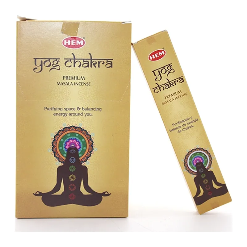 Hem Yog Chakra Masala Aromalı Çubuk Tütsü 15 Gr