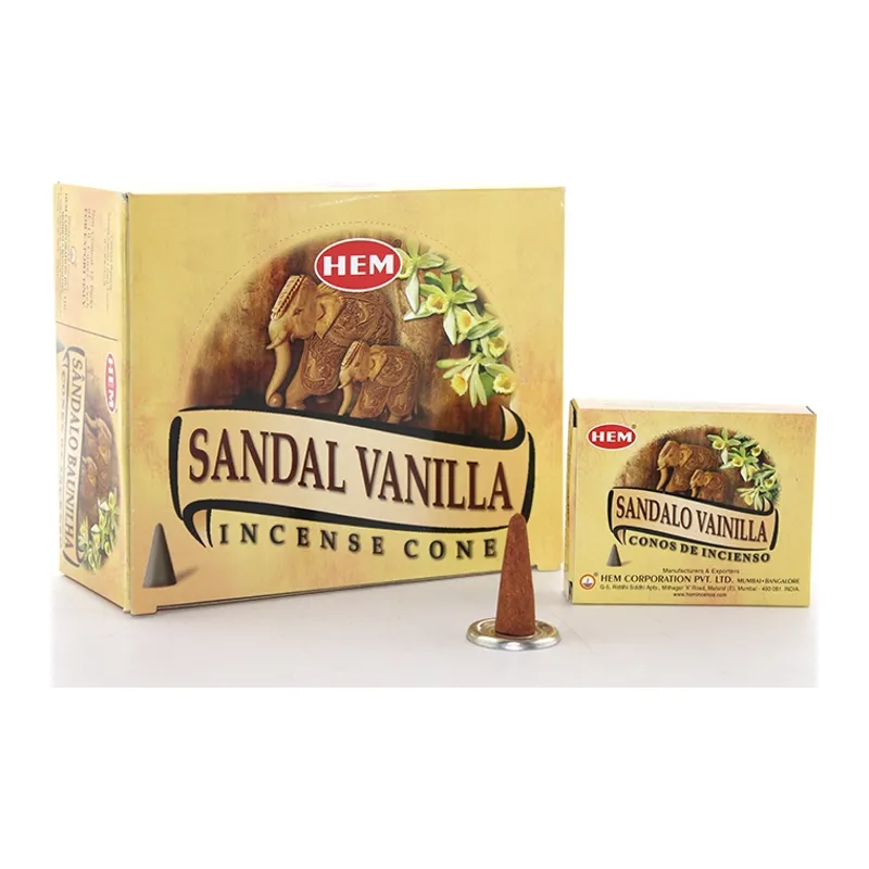 Sandal Vanilla Aromalı Konik Tütsü