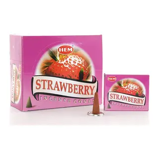 Strawberry Aromalı Konik Tütsü