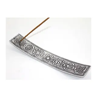 Metal Kayık 7 Çakra (Chakra) Tütsülük Ksk2193