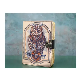 Baykuşlu Deri Defter Ksk3131