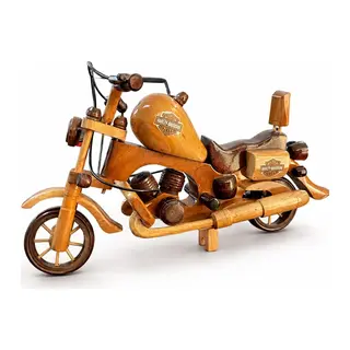 Dekoratif Ahşap Harley Motor No:1139