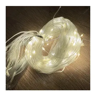 2*2 Perde Led 192 Led Sarı Işık 8 Fonksiyonlu Mz-14-6