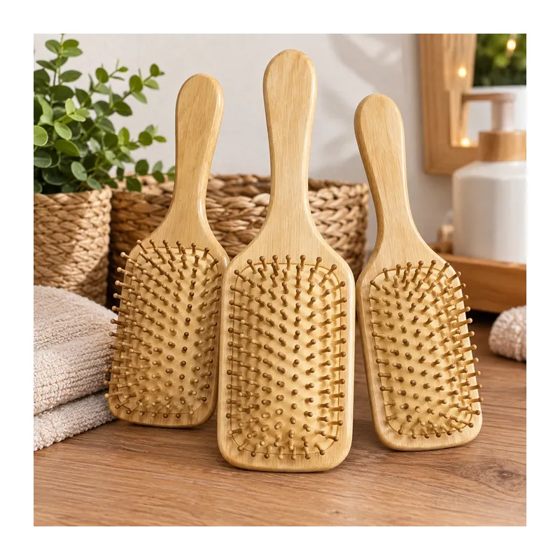 Bambu Saç Fırçası Tarak-25 Cm