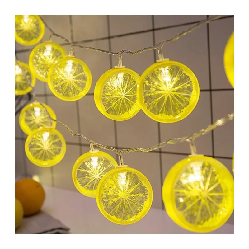 2m 10 Led Pilli 2 Kademeli Limon Led Işık Mz-304