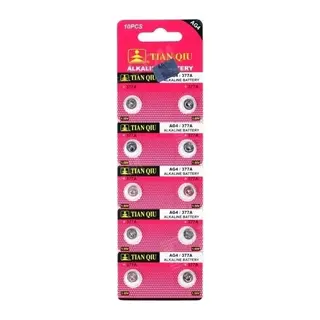 TıanQıu Ag4 Lr626/377 Alkalin 10'lu Düğme Pil