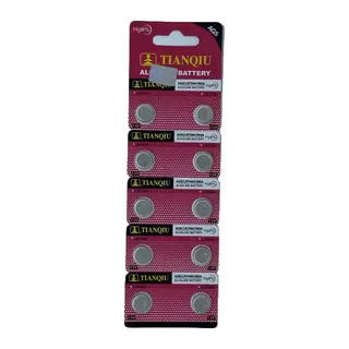 TıanQıu Ag5 Lr754/393 Alkalin 10'lu Düğme Pil
