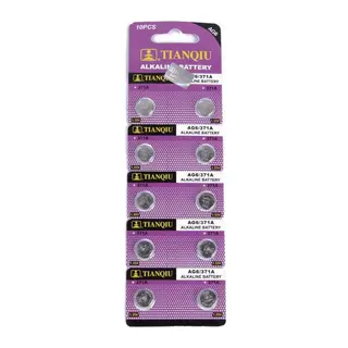 TıanQıu Ag6 Lr920/371 Alkalin 10'lu Düğme Pil