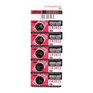 Maxell Cr2025 3v Lityum Düğme Pil 5'li Paket
