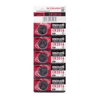 Maxell Cr2016 3v Lityum Düğme Pil 5'li Paket