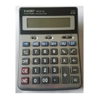 Kd-6118 12 Haneli Büyük Boy Hesap Makinesi