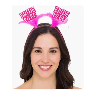 Pembe Renkli Bride To Be Parti Tacı – Bekarlığa Veda Gecesi İçin