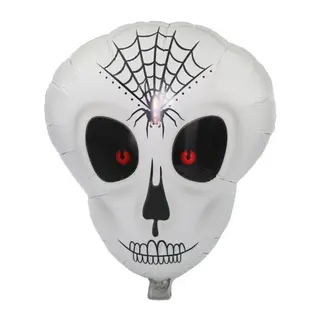 Örümcek Ağ Desenli İskelet Folyo Balon